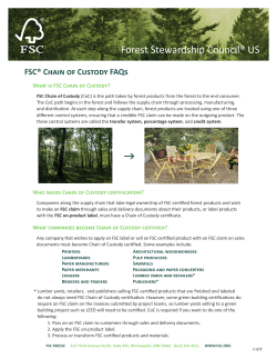 Forest Stewardship Council&reg; US