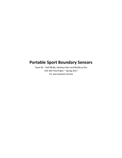 Portable Sport Boundary Sensors