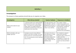 Activity 3 review