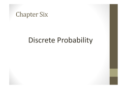 discrete probability distribution