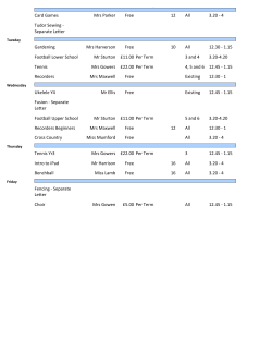 Club Name Cost Places Year Times Teacher Card Games Free 12