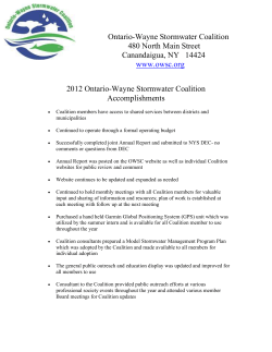Ontario-Wayne Stormwater Coalition