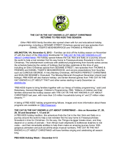 Press Release - PBS PressRoom