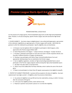 premier basketball league rules