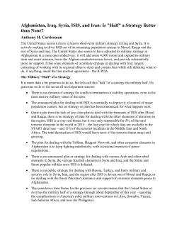 "Half" a Strategy Better than None?