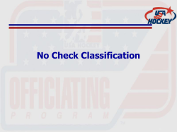 No Check Classification