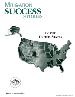 Mitigation Success Stories