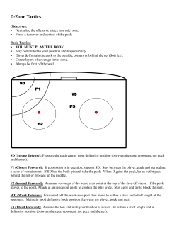 D-Zone Tactics - Twin Peaks Hockey