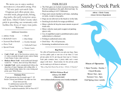 Sandy Creek Park - Athens