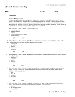 Chapter 5&mdash;Business Marketing - College of Micronesia