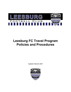 2.5 Head Coach - leesburg football club