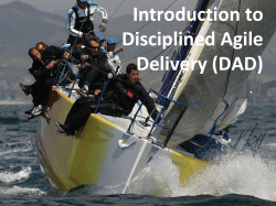 DAD - Disciplined Agile Consortium