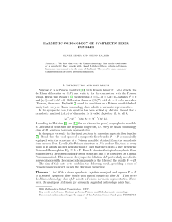 Harmonic cohomology of symplectic fiber bundles