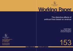 The distortive effects of antitrust fines based on revenue