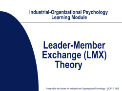 LMX Theory