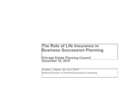 IFRS Diagnostic Workshop - Chicago Estate Planning Council