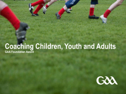 Coaching Children, Youth and Adults GAA