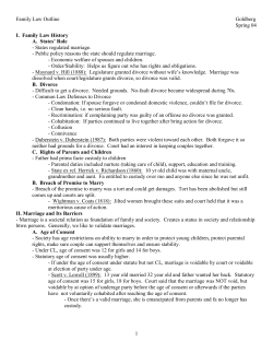 Family Law_Goldberg (Fall 2004) - St. Thomas More – Loyola Law