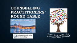 Counselling Practitioners* Round Table