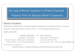 On using Sufficient Statistics in (Power) Expected Posterior Prior for