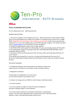 BATD Tournament Regulations