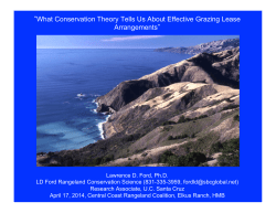 FordL_Talk on Lessons from Conservation Theory