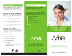 A Positive Approach to Debt Recovery