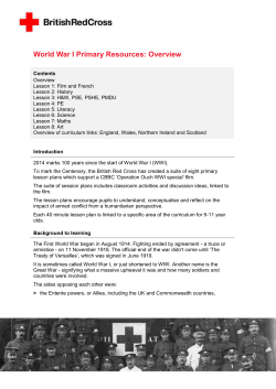 complete resource - British Red Cross