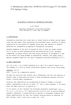 An axiomatic approach to information structures