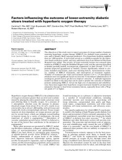 Factors influencing the outcome of lower