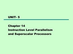 UNIT:5_Super scalar-Processor