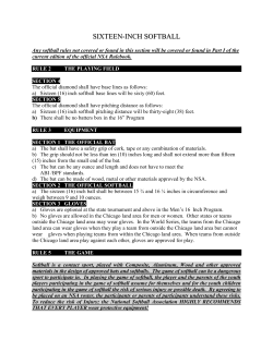 sixteen-inch softball - National Softball Association