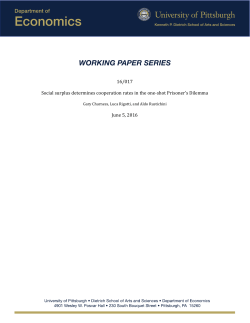16/017 Social surplus determines cooperation rates in the one