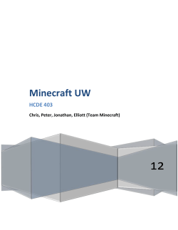 Minecraft UW - Elliott Henneke