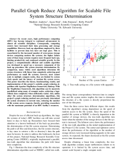 Parallel Graph Reduce Algorithm for Scalable File