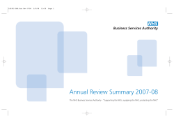 Strategy, Business Plan and Annual Report | NHSBSA