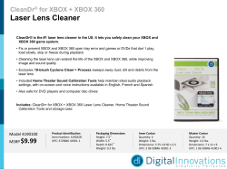 CleanDr &reg; for XBOX + XBOX 360 Laser Lens Cleaner