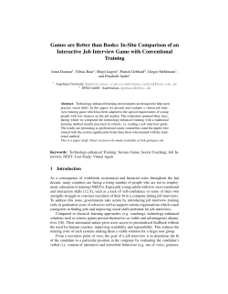 Games are Better than Books: In-Situ Comparison of an Interactive