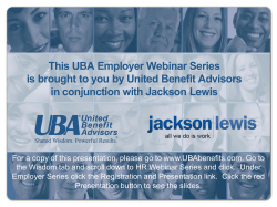 Fiduciary Duties Under ERISA - California Corporate Benefits