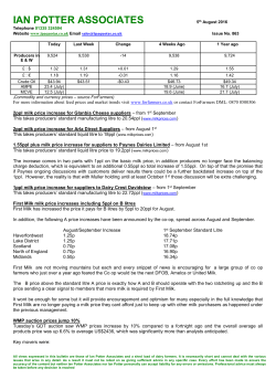 2ppl milk price increase for Glanbia Cheese suppliers