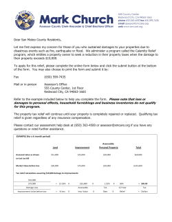 Dear San Mateo County Residents, Let me first express my concern