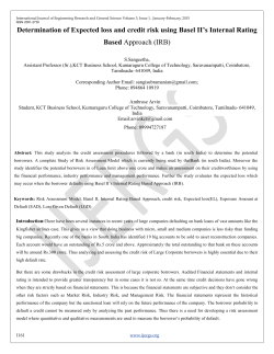 152. determination of expected loss and credit risk using basel ii`s