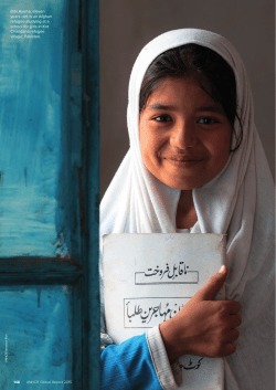 Bibi Ayisha, eleven years old, is an Afghan refugee