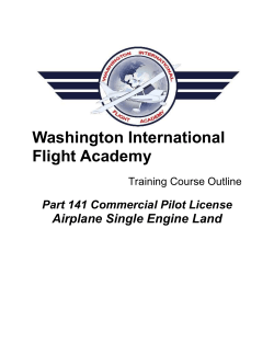 our Commercial Pilot TCO - Kraemer Aviation Services