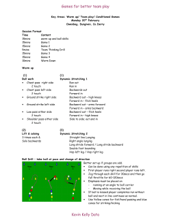 Games for better team play Kevin Kelly Data