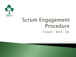 Scrum Engagement Procedure