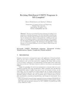 Revising Distributed UNITY Programs is NP