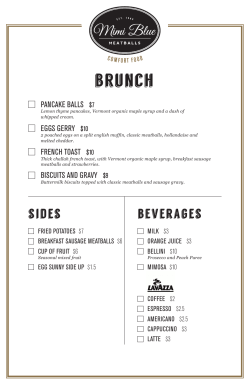 Mimi Blue BRUNCH 4.10.17