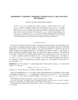 Szemer&eacute;di`s theorem, frequent hypercyclicity and multiple recurrence