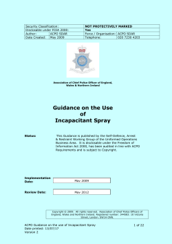 ACPO Policy Guidance - Strategic Firearms